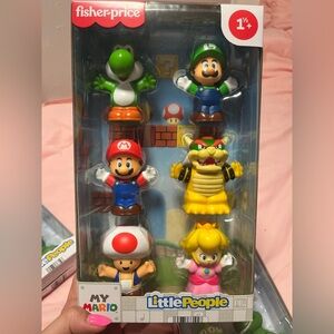 Fisher-Price Little People My Mario Character Pack - Multi Color
